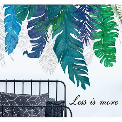 HT94015 Home Green Plant Wall Stickers