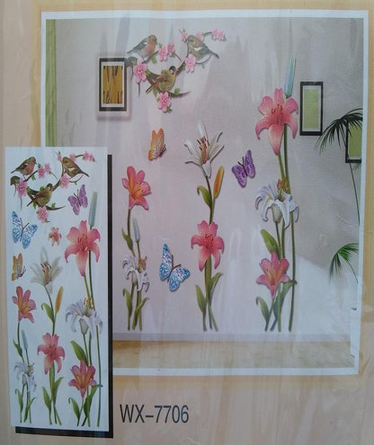 6d wall sticker colorful sunshine