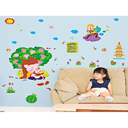 Cartoon wall decal sk9257