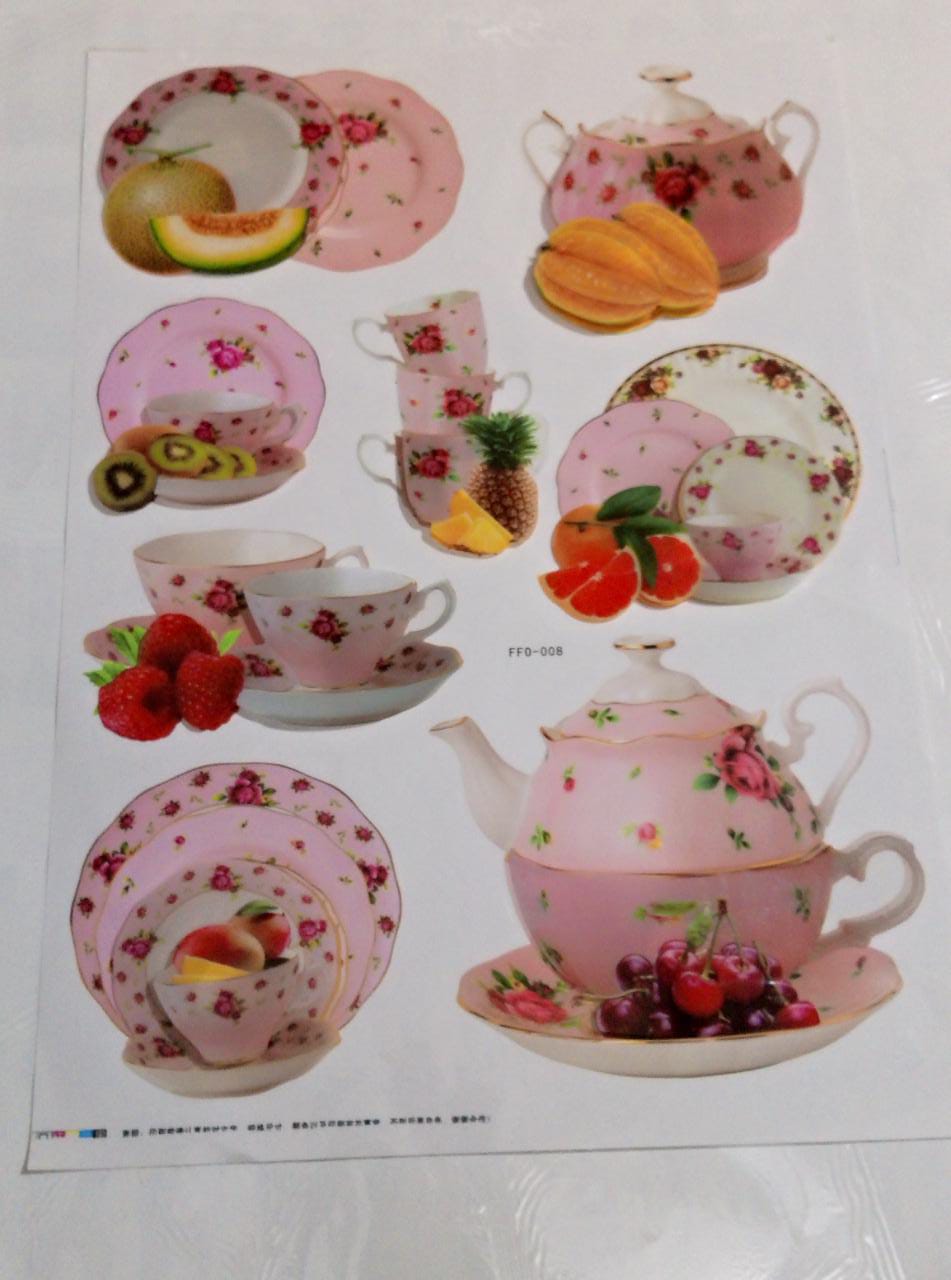 Home Decore fruit 3d wall sticker FF0-008