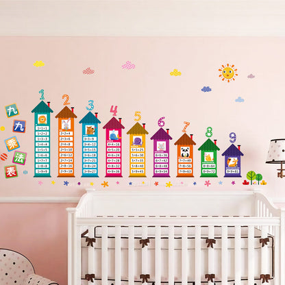 Children's interior wall sticker - Multiplication Table XH9283
