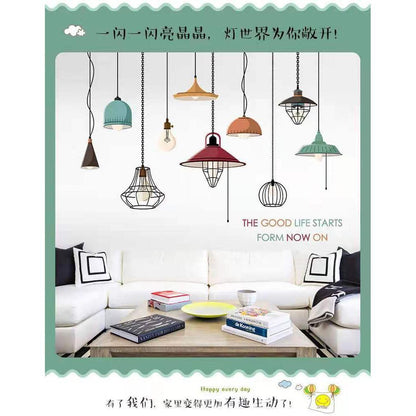 XH9308 Bedroom Window Wall Sticker Decal Exquisite Decoration Wall Stickers