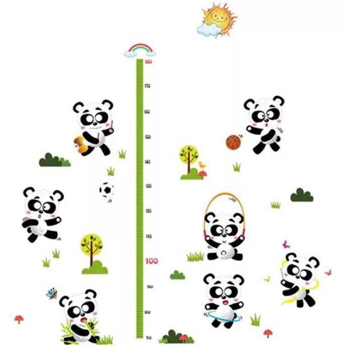 Sk9048 Cute Panda Wall Sticker
