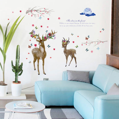 Sk9295 Romantic Dear Wall Sticker