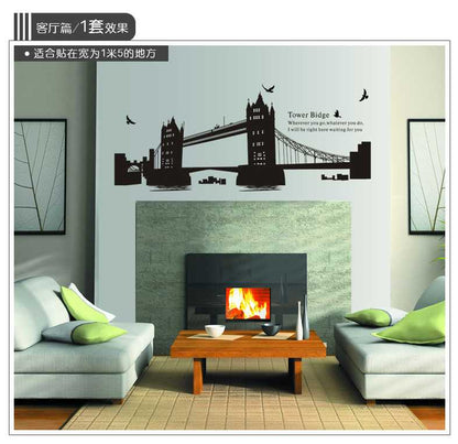 Twin Bridges Wall Sticker ay1935