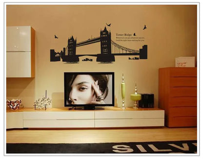 Twin Bridges Wall Sticker ay1935