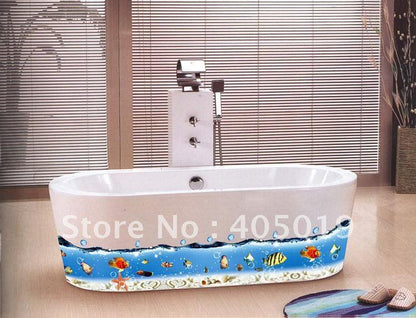 AY917 Finding Nemo Removable Sticker 60x90cm Cartoon Bathroom Decor Occean World Wall Corner Line Cling 6% off total if 2lots