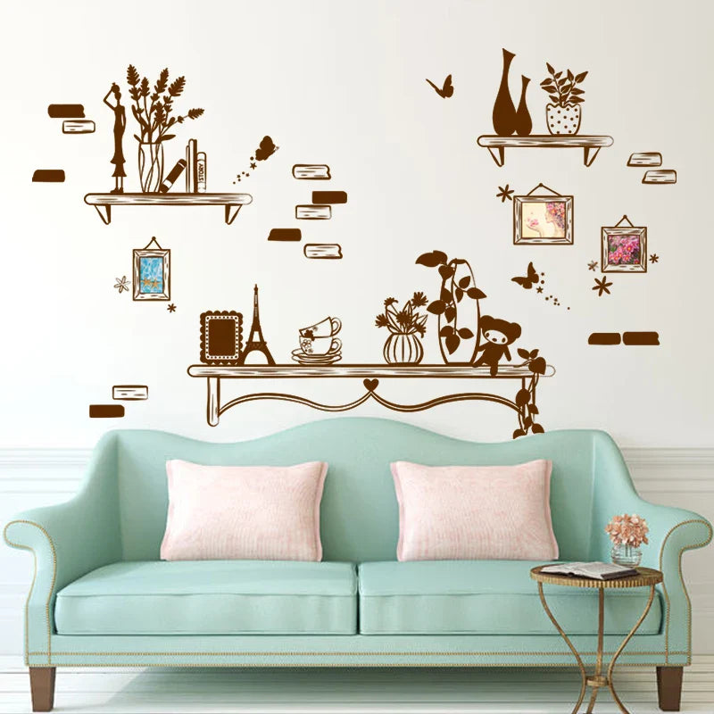 Classroom arrangement hostel creative photo photo frame wall stickers living room TV background bedroom decoration stickers Xh0304c