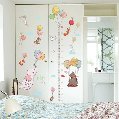 Sk9275 Balloon with Animal Wall Sticker