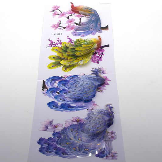 Peacock 3D wall sticker