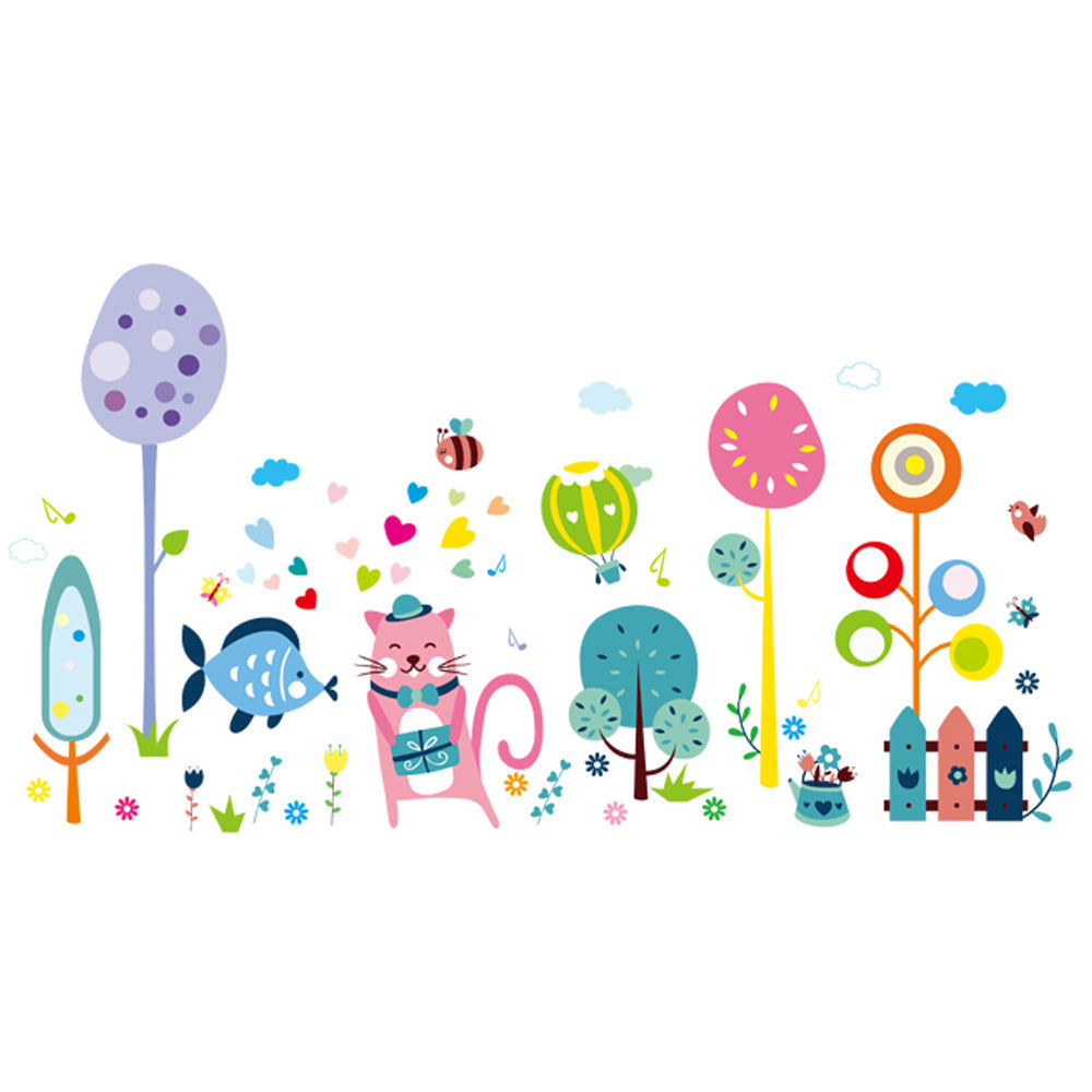 XH9234 Kitten Family Wall Sticker