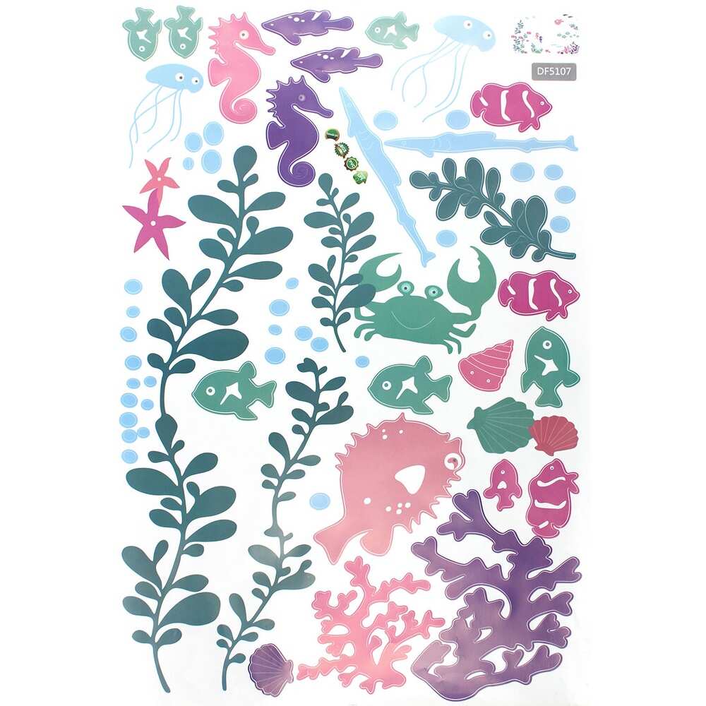 Moon Pattern Removable Wall Sticker Wallpaper Decor - Multi-Color