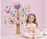 Glow in the Dark Wall Stickers - Tree with Birds  ABQ9617