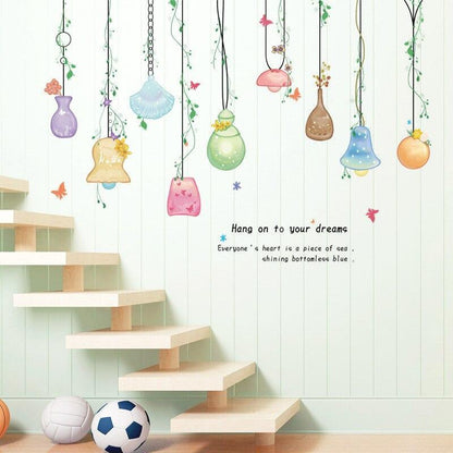 sk7199  butterfly wall sticker romantic bedroom wardrobe sofa TV background wall decorative wall sticker