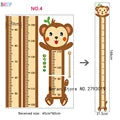 Sks6088 180cm 10 Kinds Cartoon Animals Height Stickers Friendly Animal Wall Stickers Cat Dog Rabbit Height Stickers for Kids Room