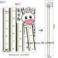 Sks6088 180cm 10 Kinds Cartoon Animals Height Stickers Friendly Animal Wall Stickers Cat Dog Rabbit Height Stickers for Kids Room