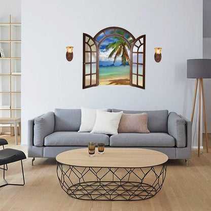 Sk9020G Screen Window Scenery Window Landscape Wall Sticker