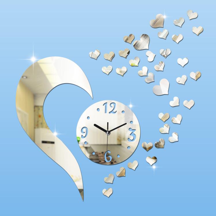 3D Wall Clock Home Quartz
