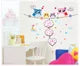 Wallsticker Wall Stiker Dinding Note & Frame Owl