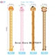 Sks6088 180cm 10 Kinds Cartoon Animals Height Stickers Friendly Animal Wall Stickers Cat Dog Rabbit Height Stickers for Kids Room