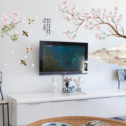 Ink Painting Landscape Painting Wall Stickers Sk9286