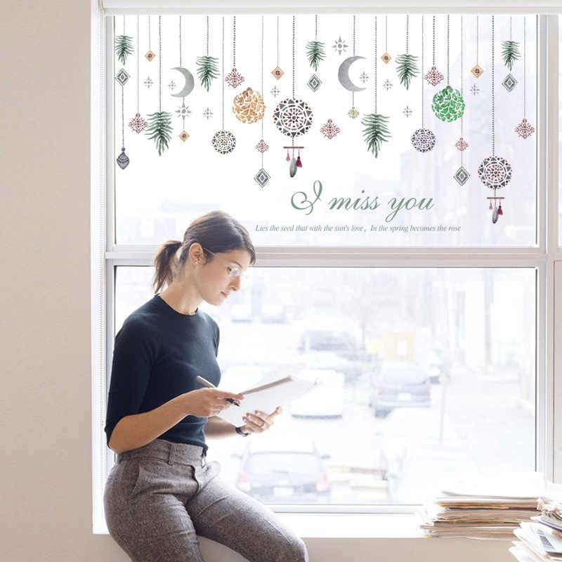 RADJA WALL STICKER SK9311 BEAD CURTAIN 60X90 WALSTIKER WALLSTICKER