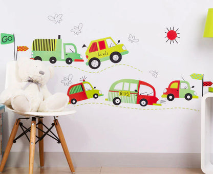 Cars and Trucks Wall Stickers -XY8051