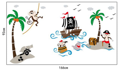 MJ8013 Decorative Monkey wall sticker