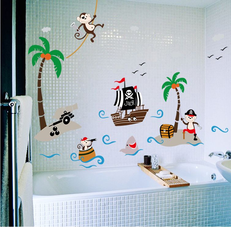 MJ8013 Decorative Monkey wall sticker