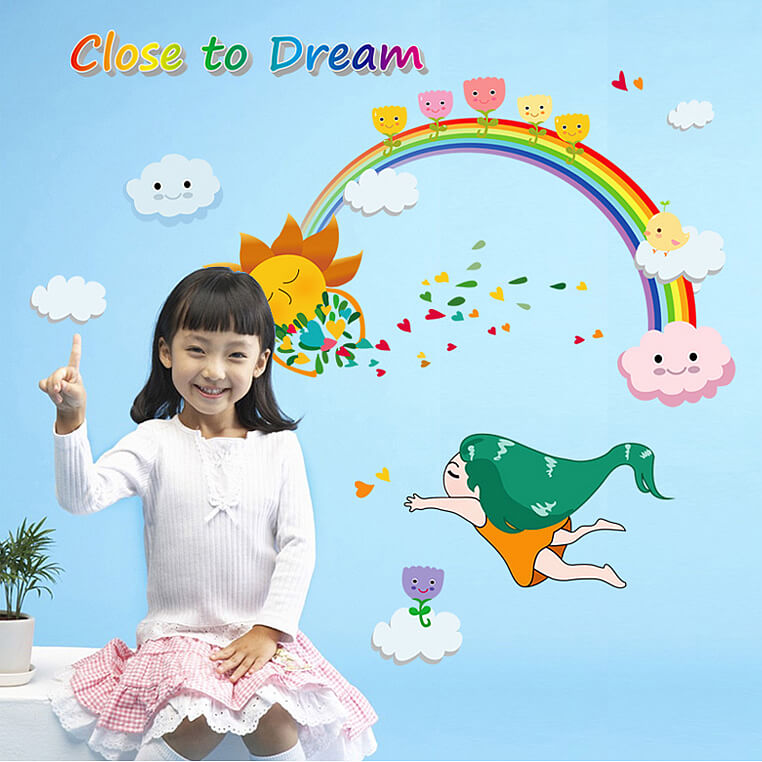 Rainbow Wall Stickers Decal
