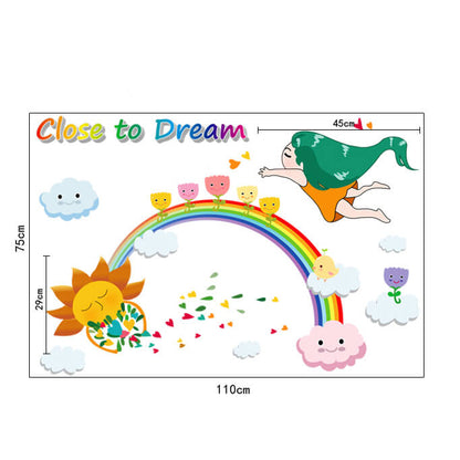 Rainbow Wall Stickers Decal