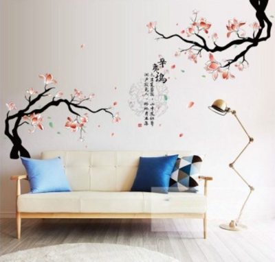 MJ8016 FLOWERWALLSTICKER
