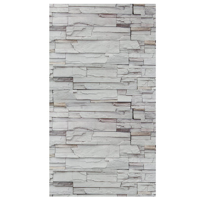 Gray Brick Wallpaper Peel and Stick Brick Contact Paper Self Adhesive Wallpaper Removable Wallpaper 3D Textured Faux Brick Wallpaper for Home Bedroom (45 x 845 cm), (332 inche x 18 inche)
