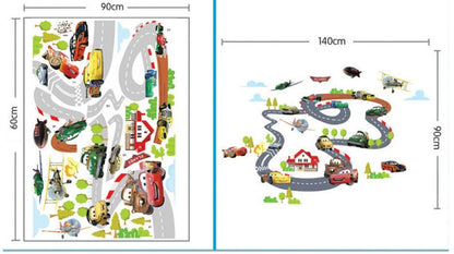 cars track Wallsticker wall sticker sticker dinding