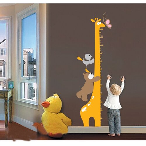 Jm8242 Wall Sticker Kids Growth Height Graphic PVC Stickers Home Decoration