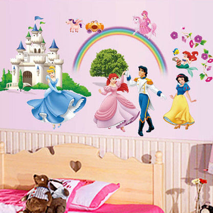 Snow White Seven Dwarfs Wall Stickers - Disney Cartoon Snow White Seven Dwarfs Wall Stickers - Disney Cartoon DecorDecor