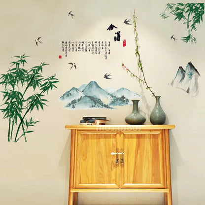 WALL STIKER 60X90 SK9133 MOUNTAIN VIEW