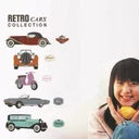Retro Cars JM8350 - Stiker Dinding / Wall Sticker