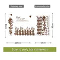 Bird's nest fence bedroom living room sofa background decoration beautification self-adhesive wall stickers - AliExpress 15