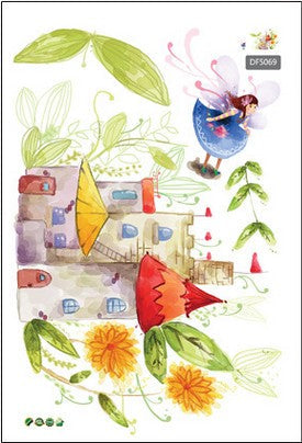 Df5069 Wall stickers for children Fairy world (sheet 60x90)
