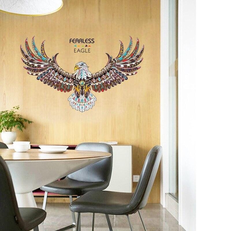 New Style Eagle Decoration Mural Cool Library Office Restaurant Wall Stickers [SK9154]