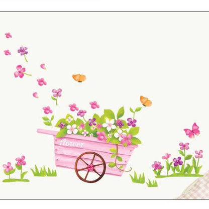 TipTop Wallstickers (Handbarrow & Flower)