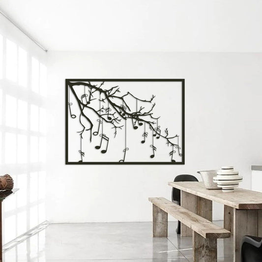 Melody Tree Panel | Musical Notes  Tree of Life Wall Decor