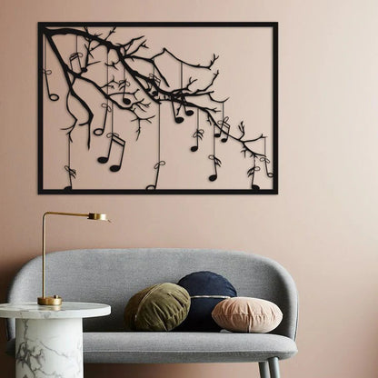 Melody Tree Panel | Musical Notes  Tree of Life Wall Decor