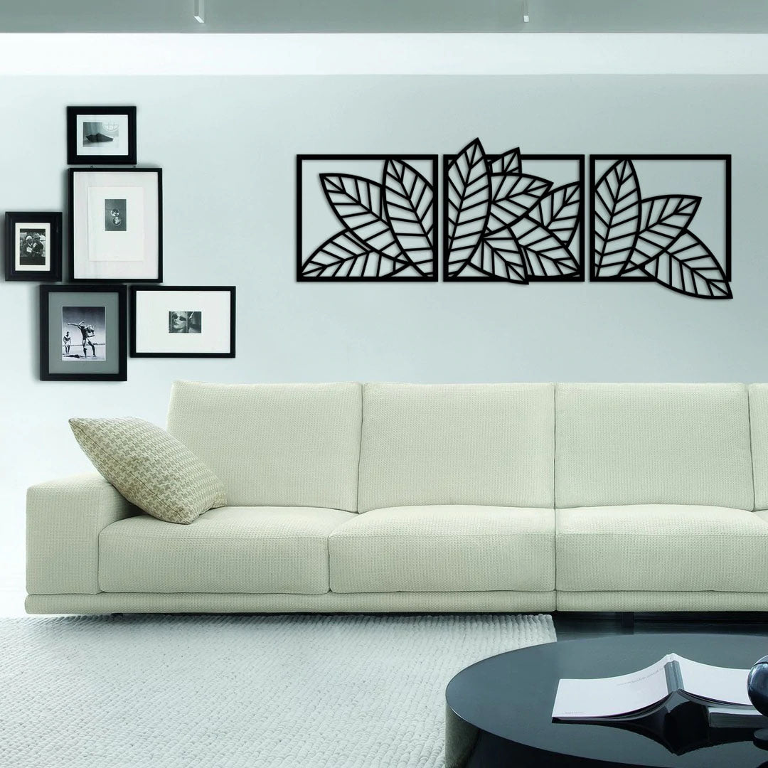 Leaves 3 Panels | Fashion design | Wall decor