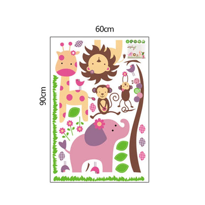 wallsticker wallstiker trans JM7126-JUNGLE KID