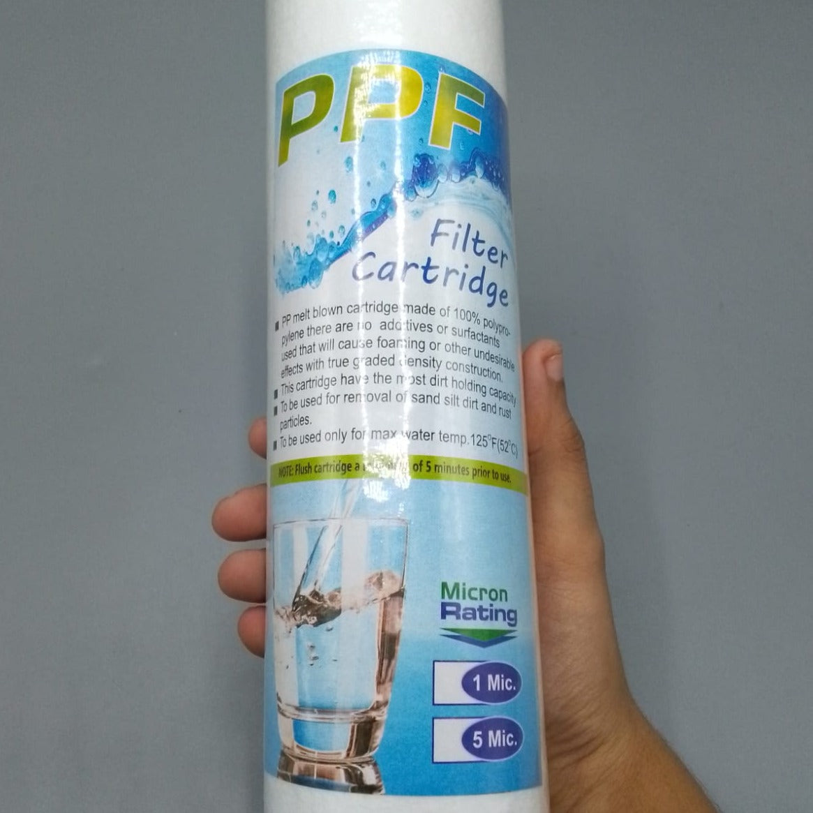 Water Filter Cartridge Replacement PPF 5 micron