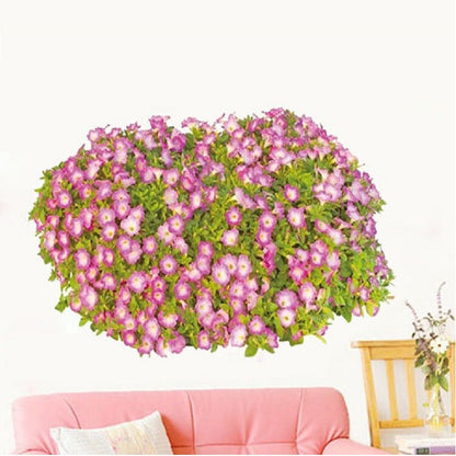 Creative wall sticker-3D morning glory floor sticker SK9033-1022 wall sticker
