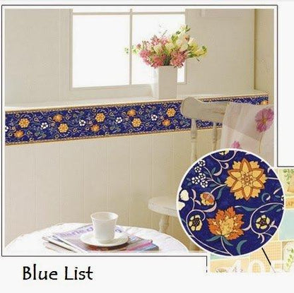 AY9009 Fashion Self Adhesive baseboard Waterproof Balcony Window Bathroom Wallpaper Borders