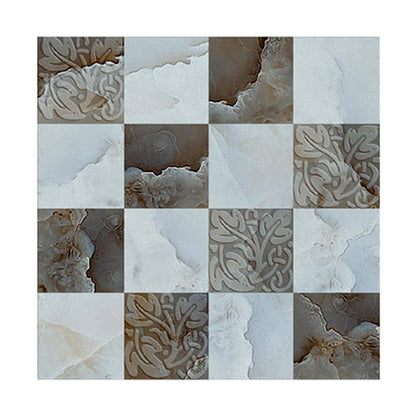 DIY Kitchen Bathroom Bathroom Simulation Wall Tile Waterproof Wallpaper, Peel and Stick Tile Backsplash Wall Tiles 8"x8" (6 Sheets) JM706